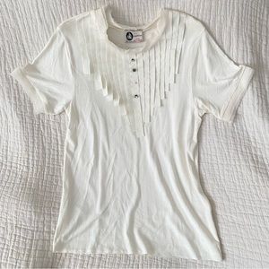 Lanvin tuxedo bib  t shirt size M
